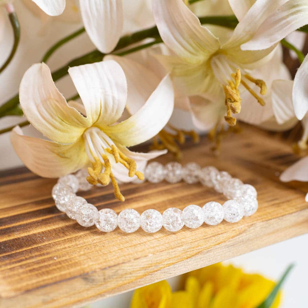Edelsteen Armband Iris Bergkristal (18 cm)