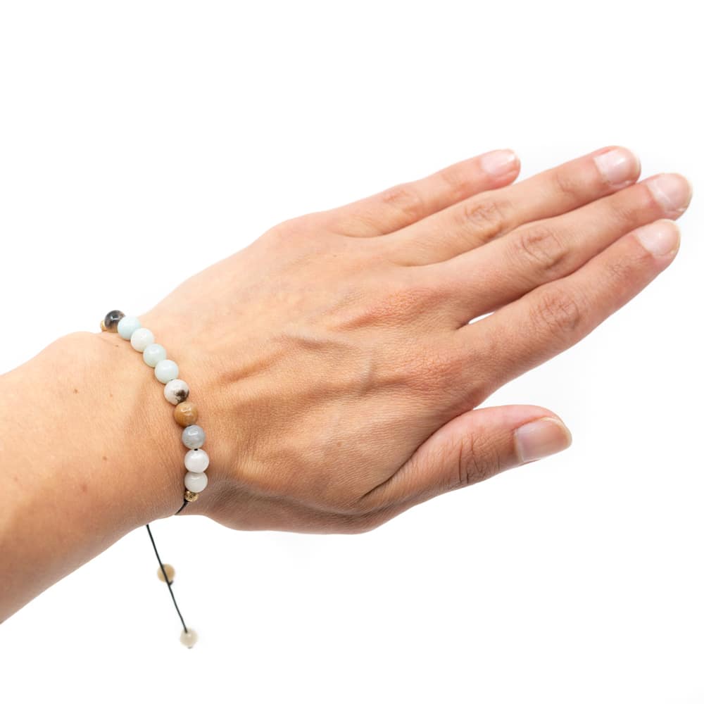 Edelsteen Armband Amazoniet Verstelbaar