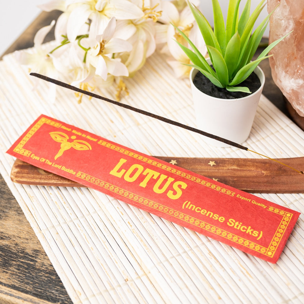 Wierook Tibetaans Stokjes – Lotus (15 stuks)