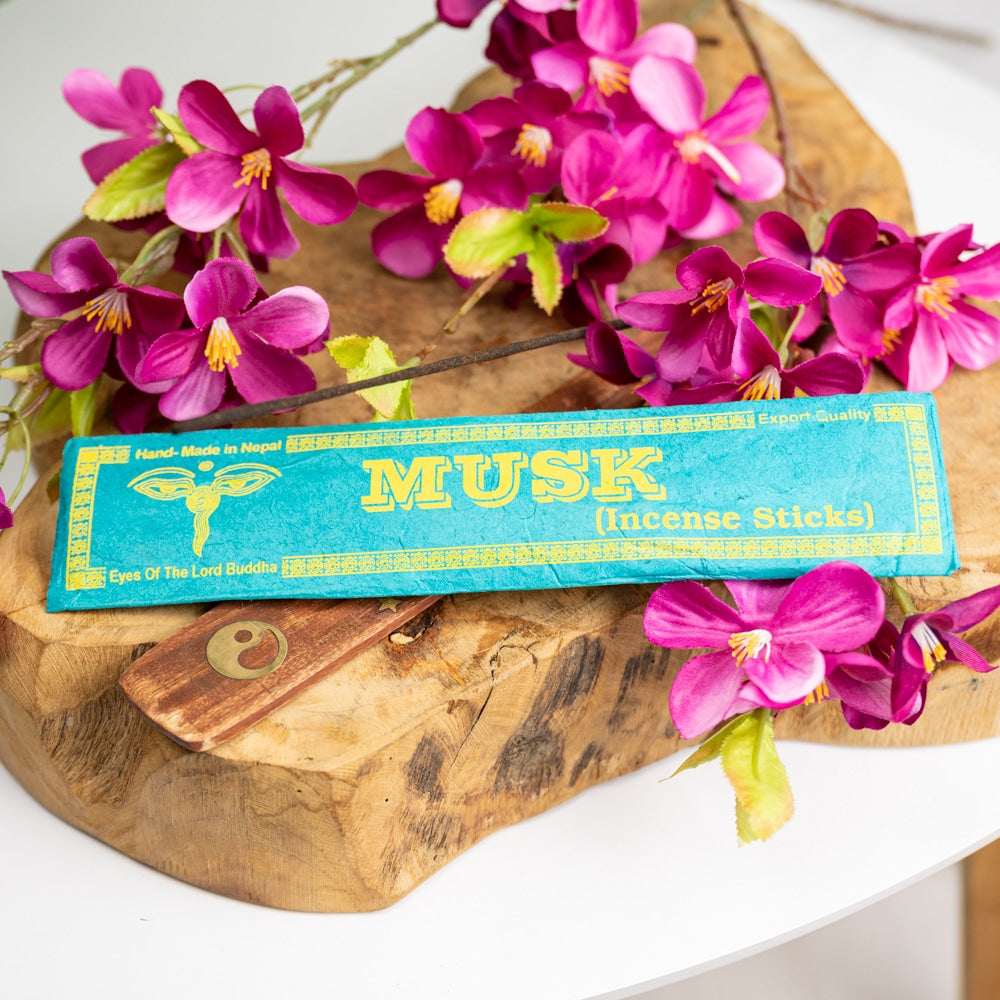 Wierook Tibetaans Stokjes – Musk (15 stuks)