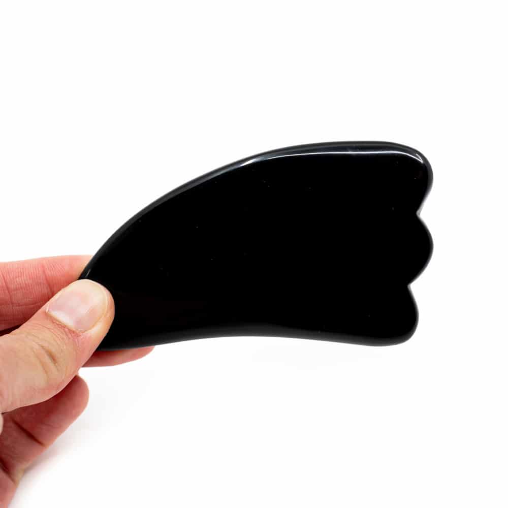 Guasha Schraper Obsidiaan Wolk