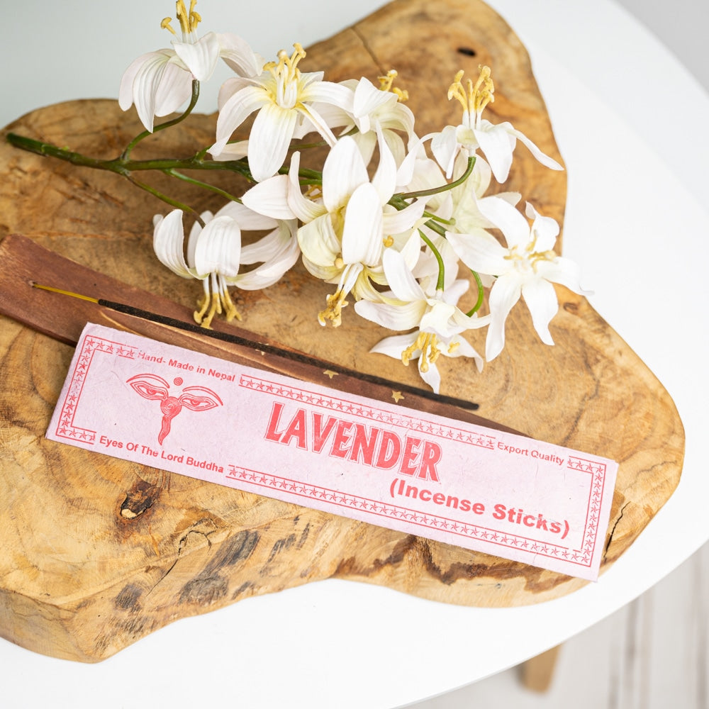 Wierook Tibetaans Stokjes – Lavendel (15 stuks)