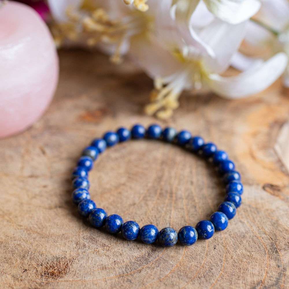 Edelsteen Armband Lapis Lazuli (6 mm)