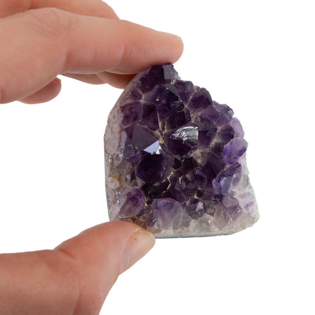 Ruwe Donkere Amethist Edelsteen Geode Staand 20 – 50 mm