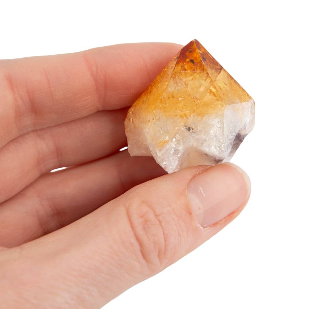 Ruwe Citrien Edelsteen Punt 2 – 4 cm