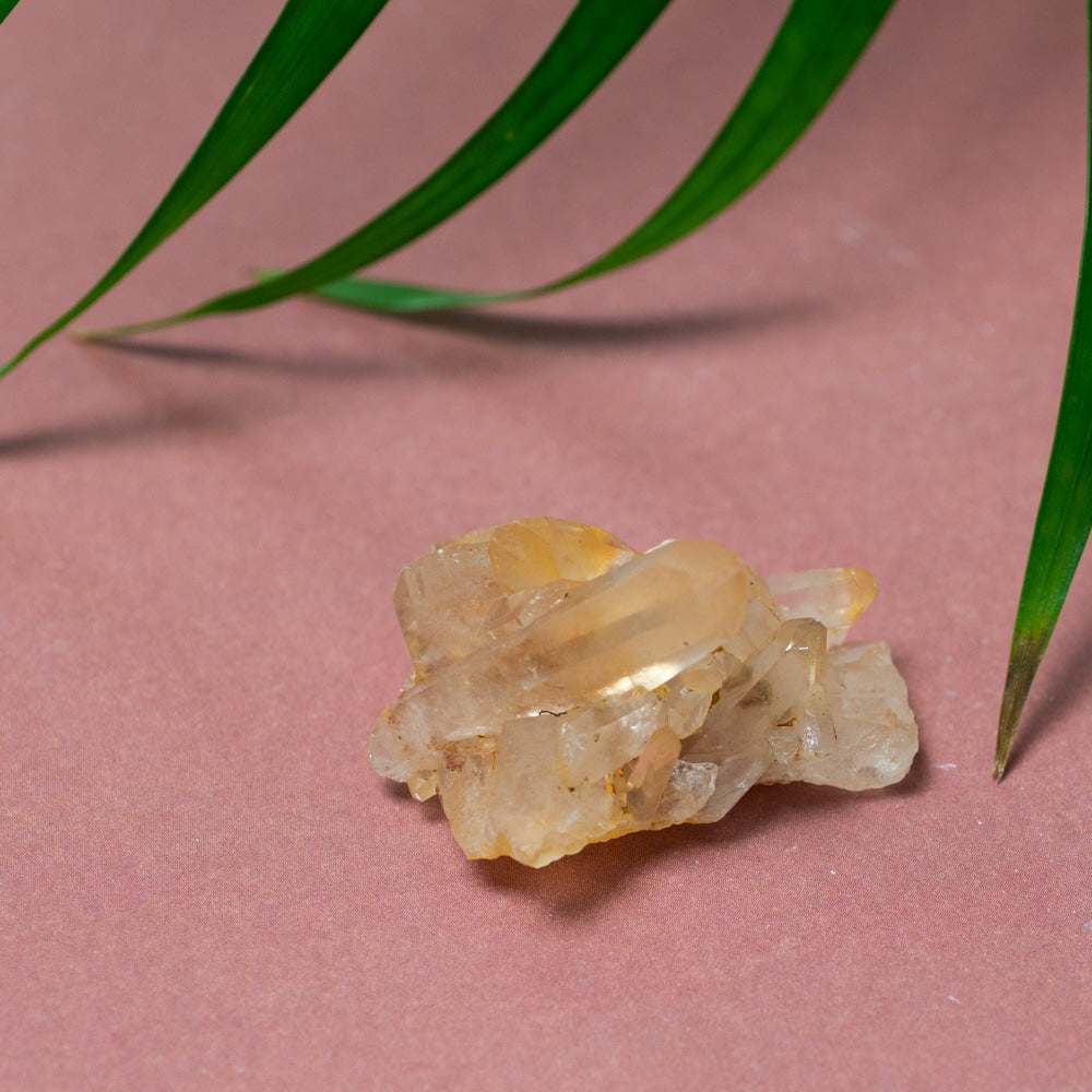 Ruwe Tangerine Kwarts Edelsteen Cluster 1 – 3 cm