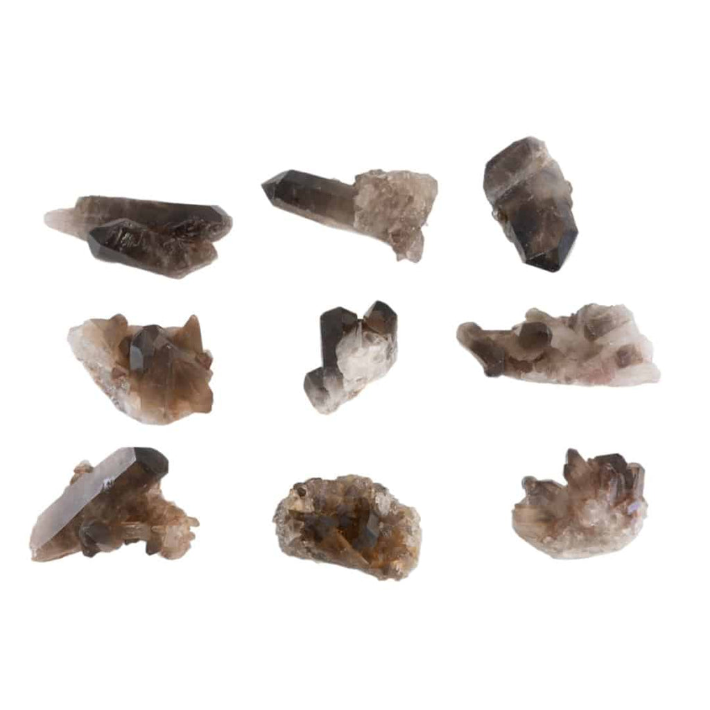 Ruwe Rookkwarts Edelsteen Cluster (20 – 40 mm)