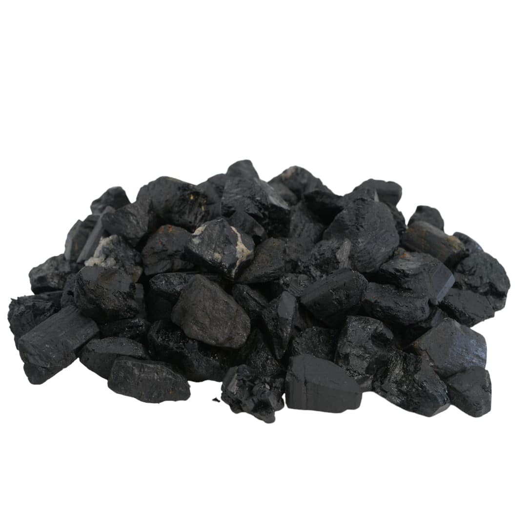 Ruwe Edelstenen Zwarte Toermalijn – 20-30 mm – 1KG