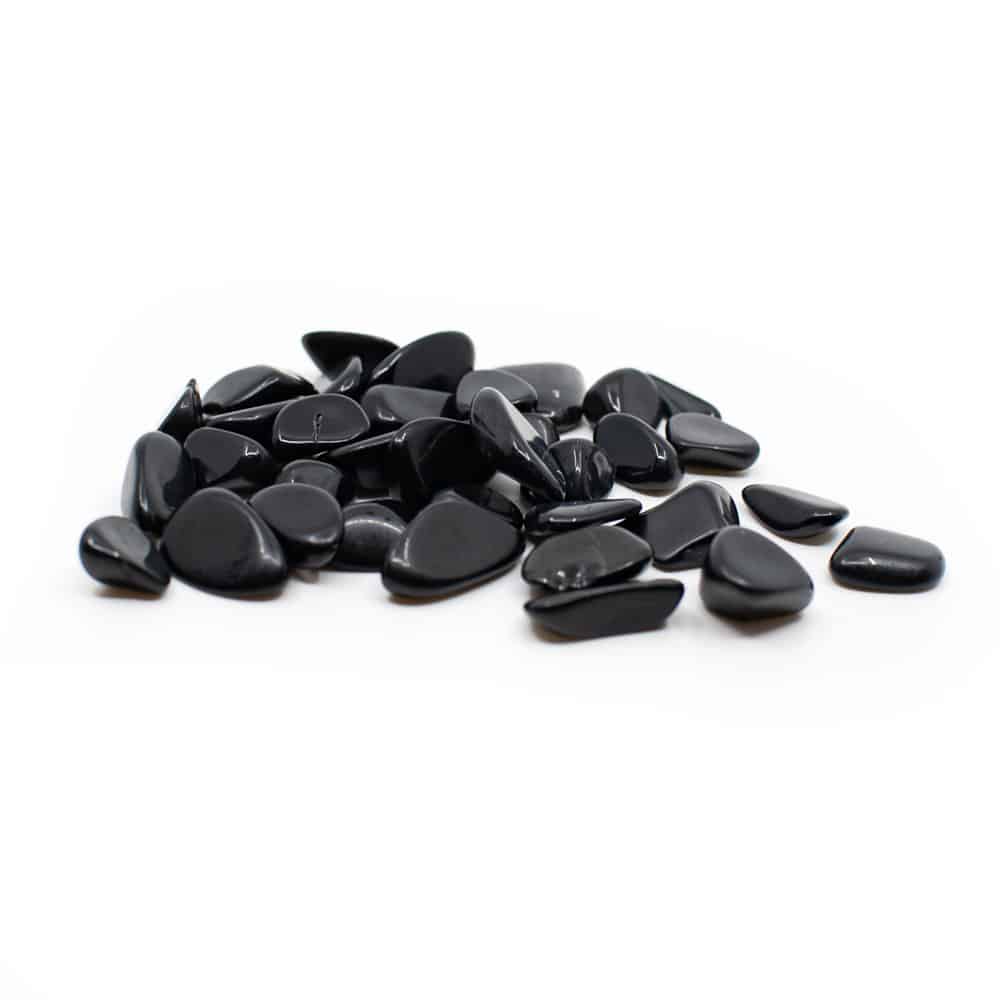 Trommelstenen Zwarte Obsidiaan (20 to 40 mm) – 200 gram