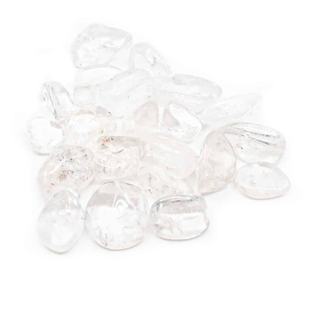 Trommelstenen Bergkristal Oplaadmix (20 tot 40 mm) – 200 gram