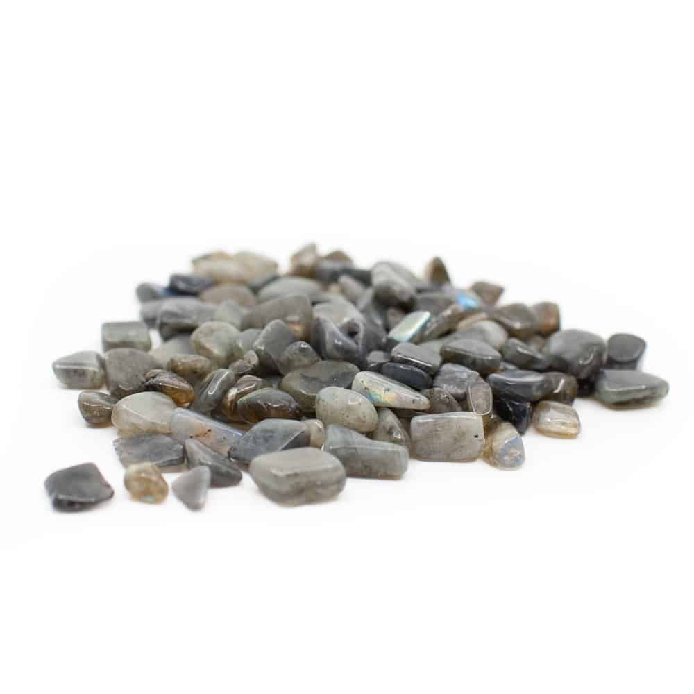Trommelstenen Labradoriet (5 to 10 mm) – 100 gram