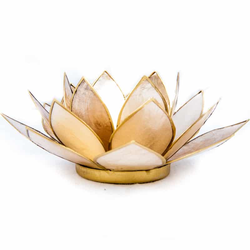 Lotus Sfeerlicht Licht Smoked Goudrand