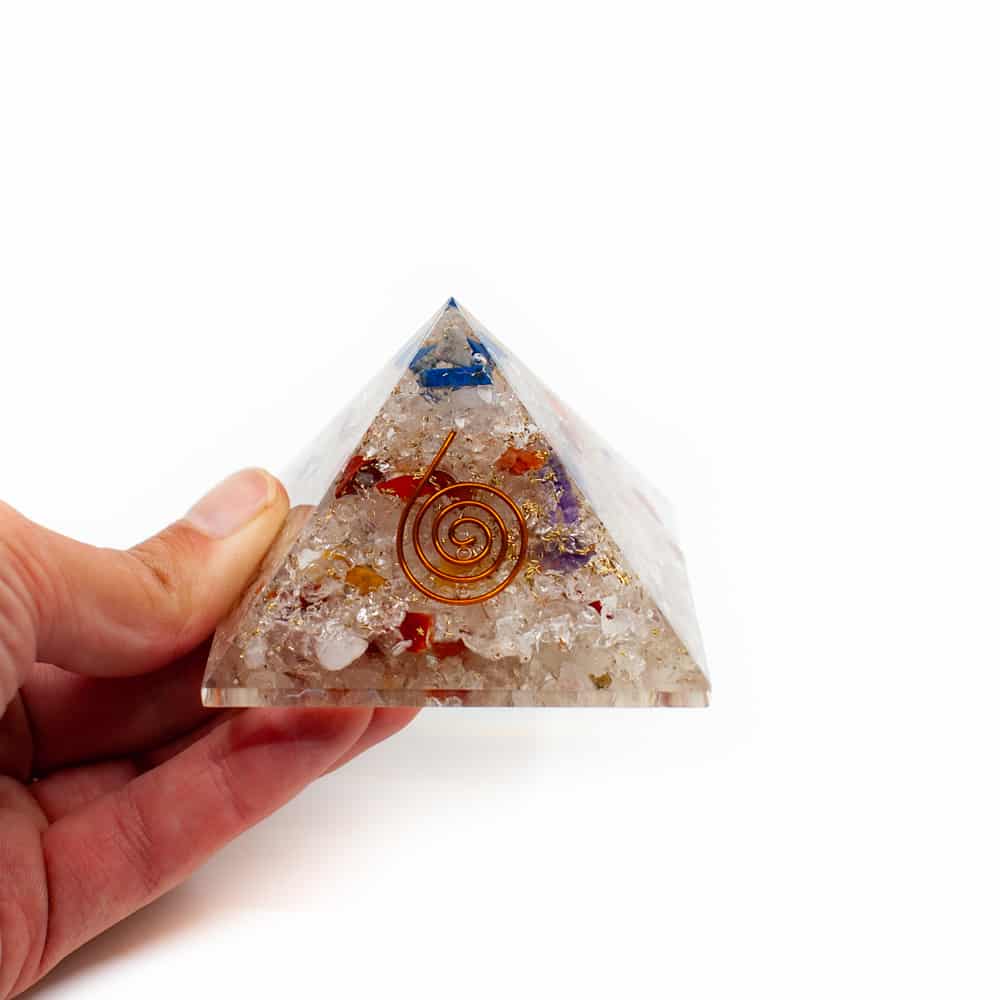 Orgonite Piramide Chakra (70 mm)