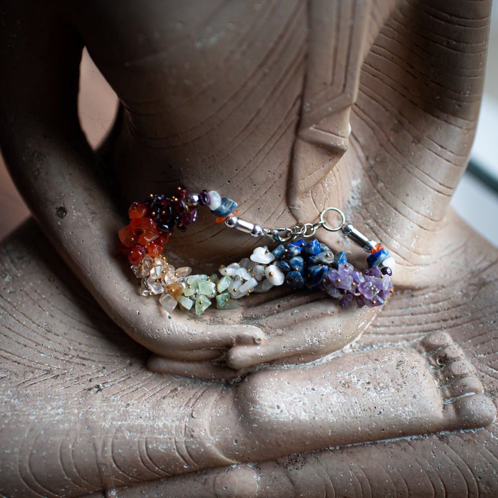 Edelsteen Splitarmband 7 Chakra