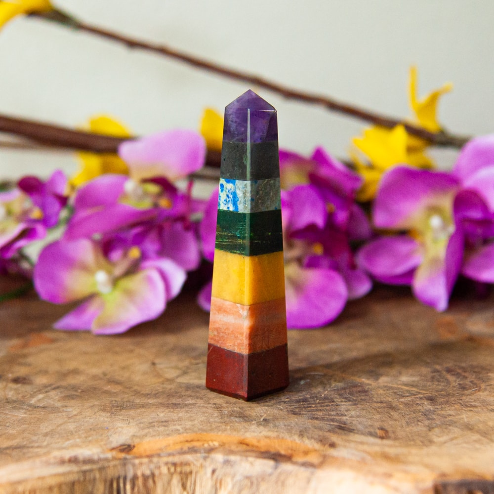Edelsteen Obelisk Chakra