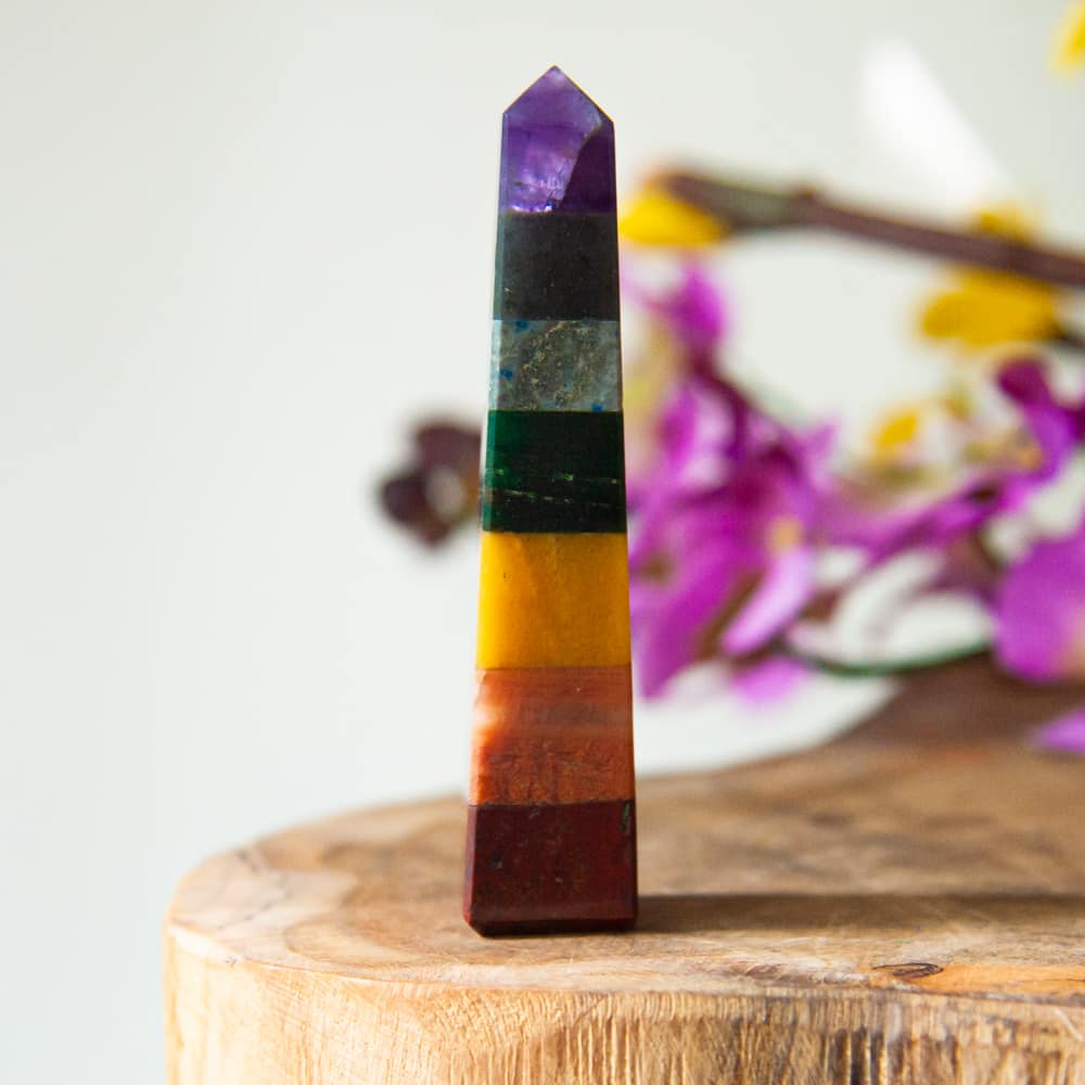 Edelsteen Obelisk Chakra