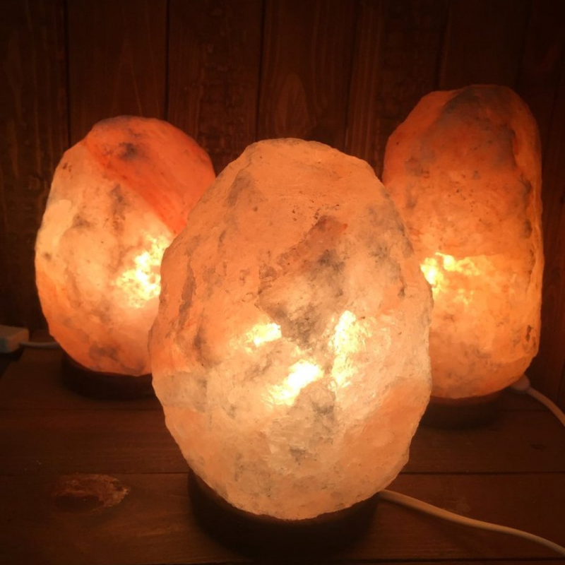 Himalayan Saltstone Natural Shape Lamp 4-6kg-Global Food Hub
