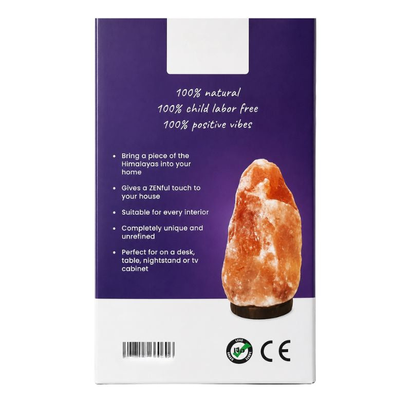 Himalayan Saltstone Natural Shape Lamp 4-6kg-Global Food Hub