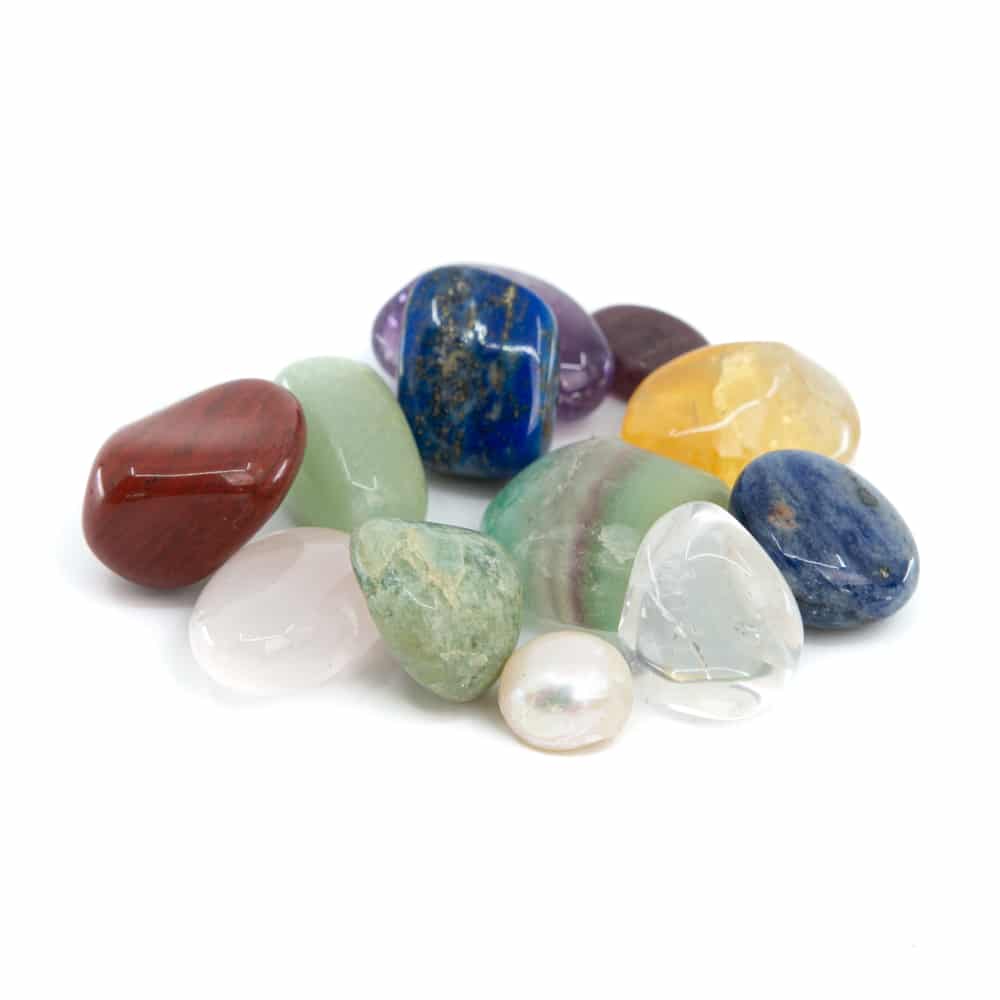 Trommelstenen Geboortesteen Collectie (10 – 15 mm) – 12 stuks