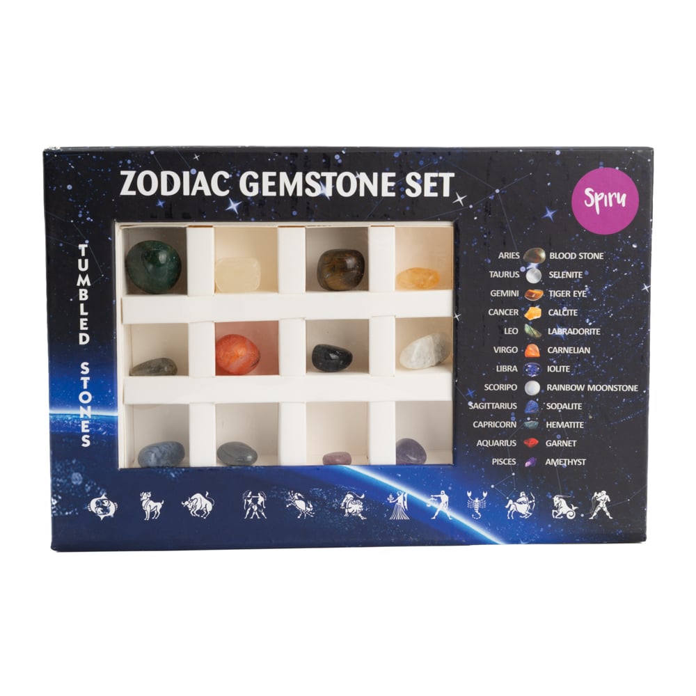 Trommelstenen Sterrenbeeld Collectie (10 – 15 mm) – 12 stuks