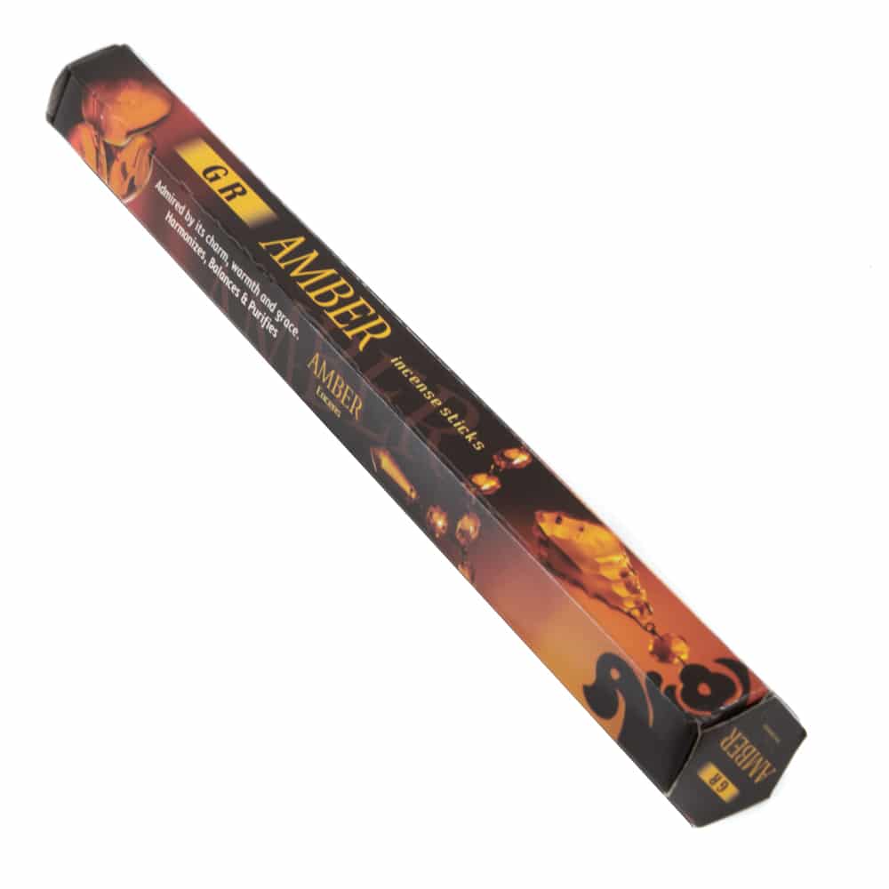 G.R. Wierook – Amber – Wierookstokjes (20 stuks)