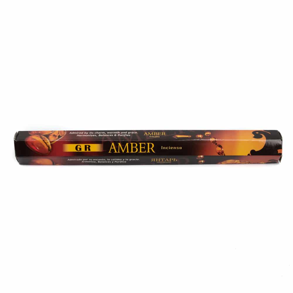 G.R. Wierook – Amber – Wierookstokjes (20 stuks)