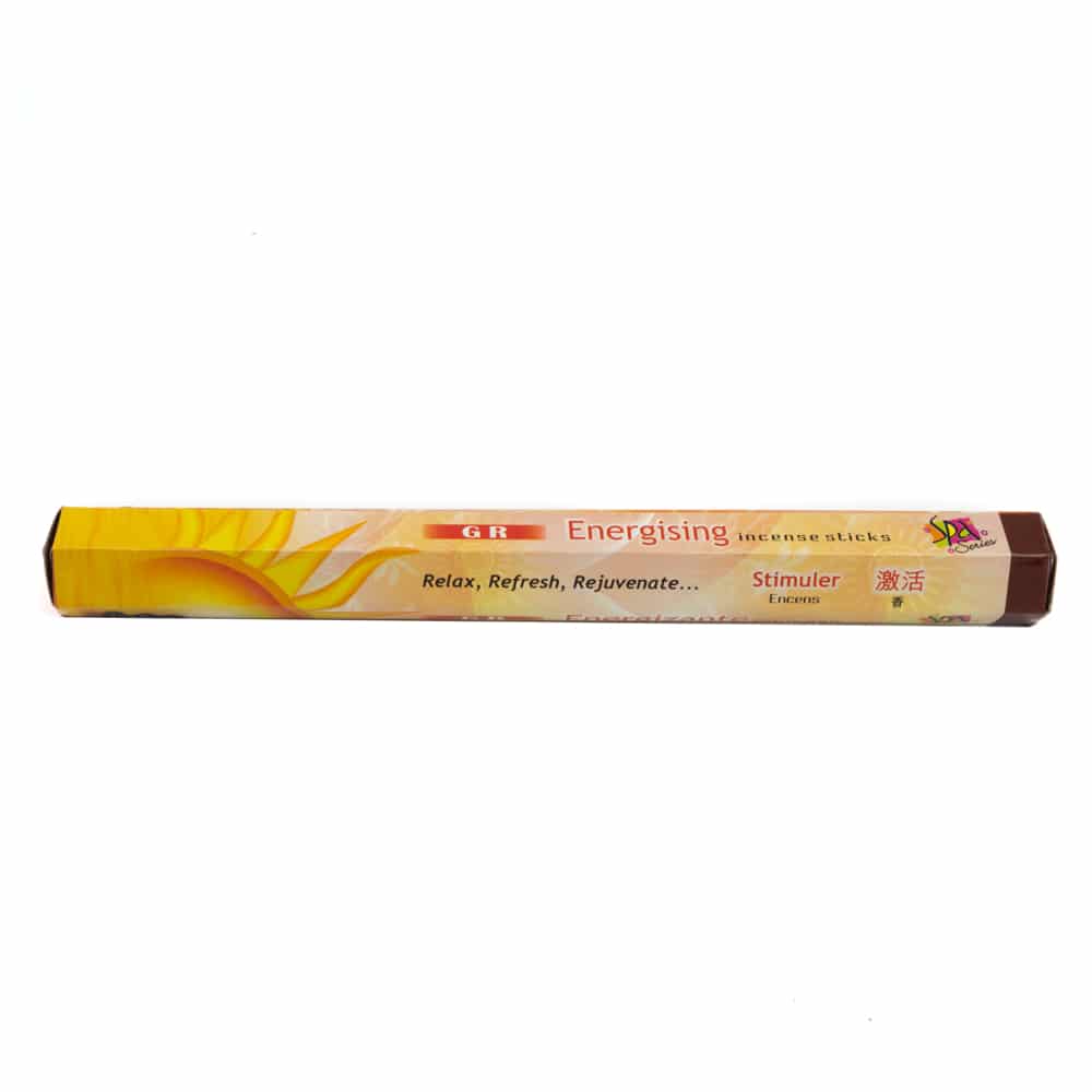 G.R. Wierook – ‘Energising’ – Wierookstokjes (20 stuks)