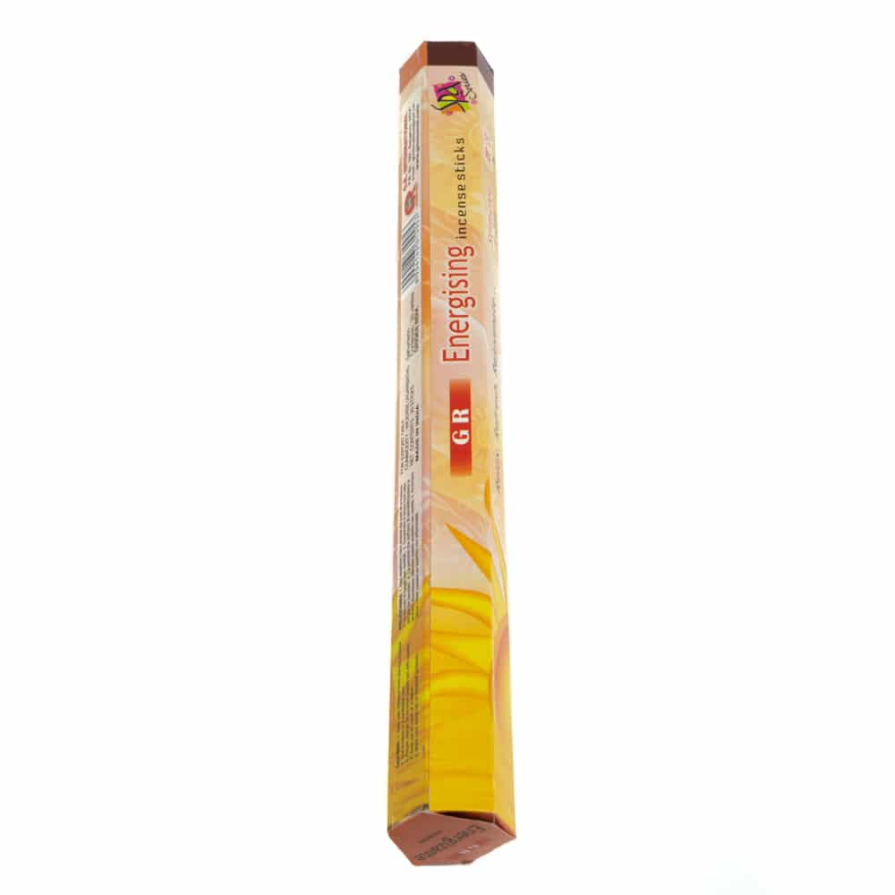 G.R. Wierook – ‘Energising’ – Wierookstokjes (20 stuks)