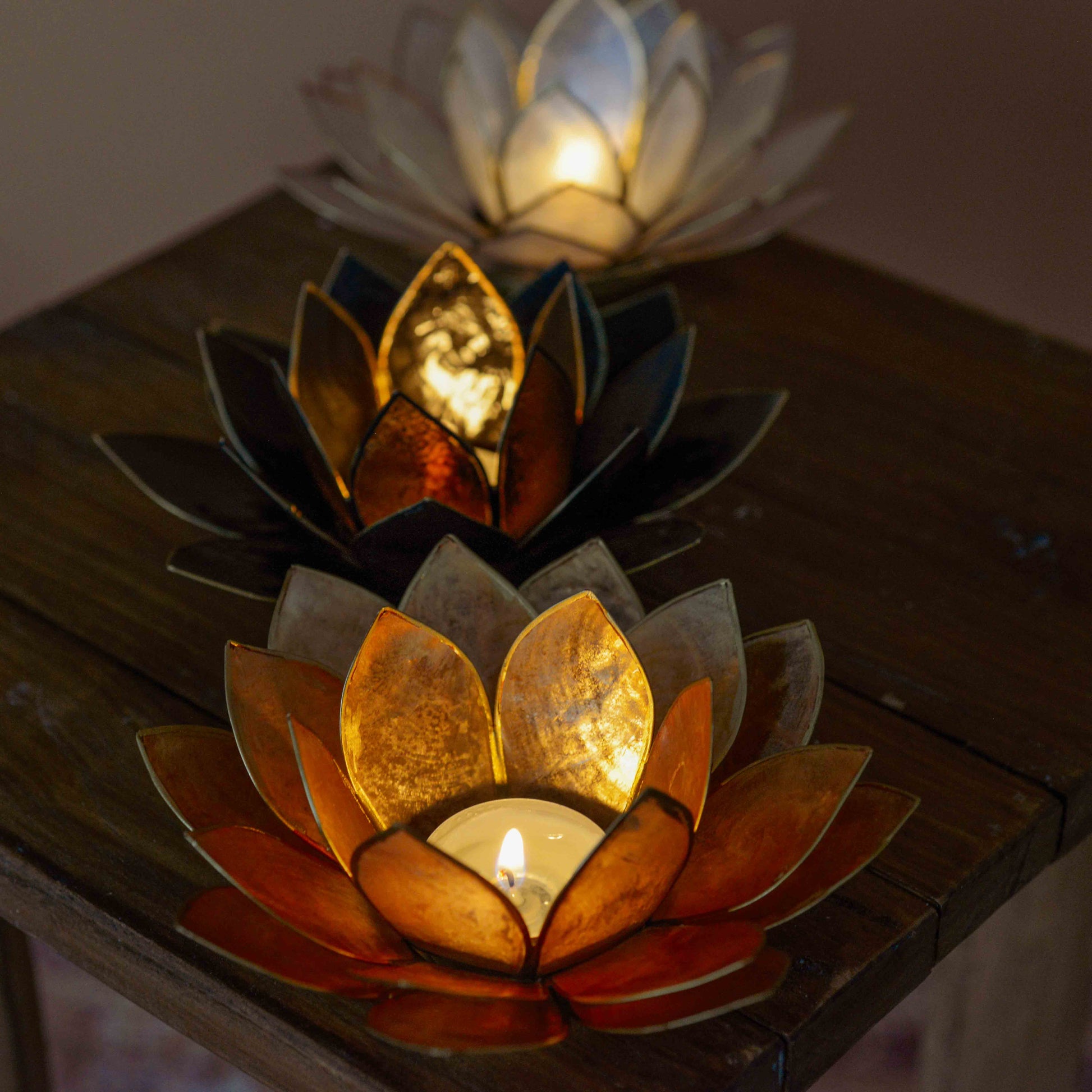 Lotus Sfeerlichten met Neutrale Kleuren Set – Bundel