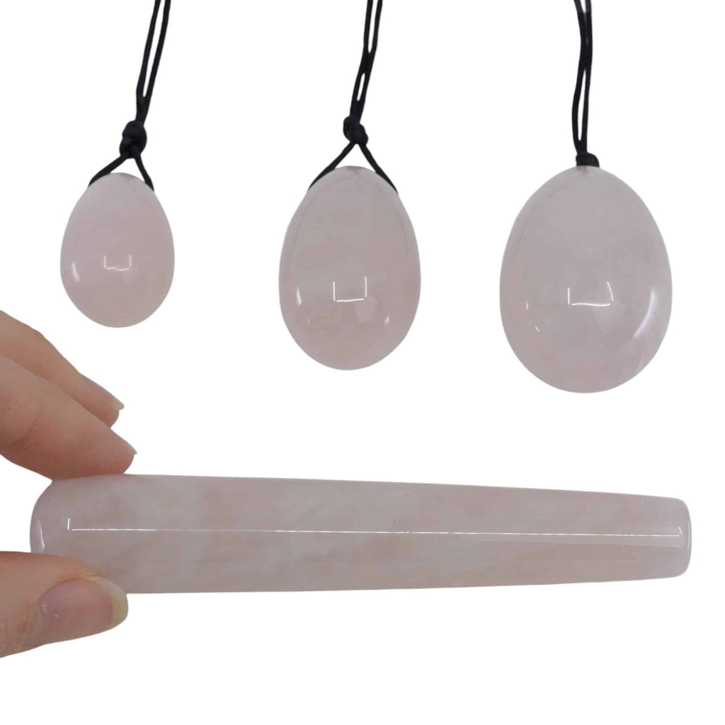 Rozenkwarts Yoni Massage Set