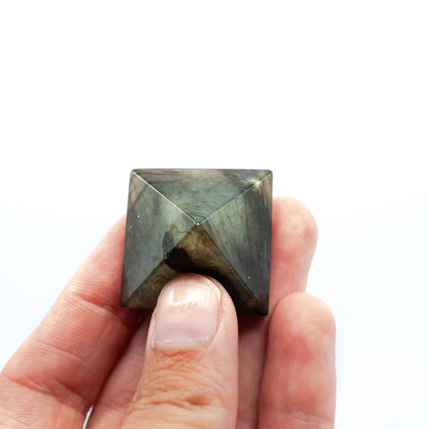 Edelsteen Piramide Labradoriet – 25 mm