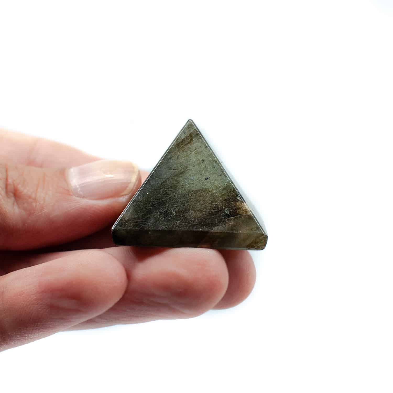 Edelsteen Piramide Labradoriet – 25 mm