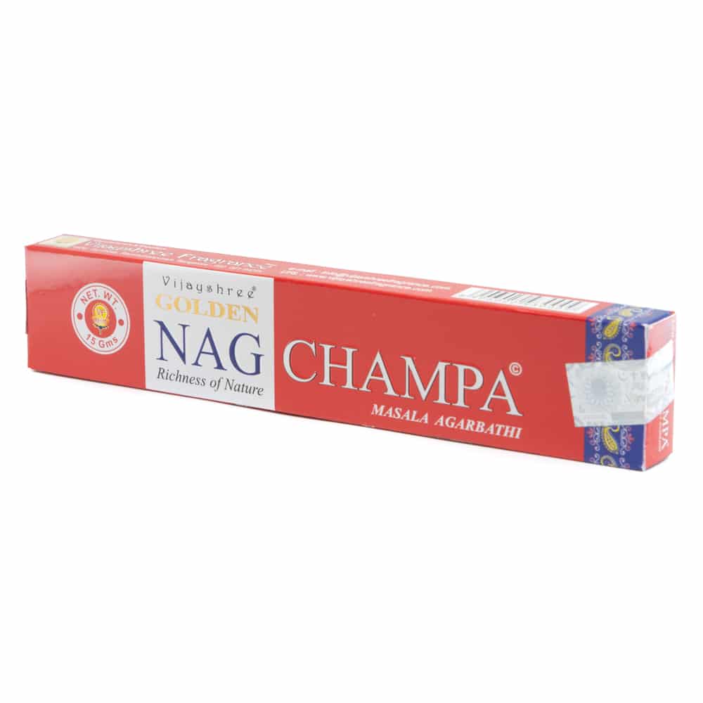 Golden Nag Champa Wierook  (1 pakje)