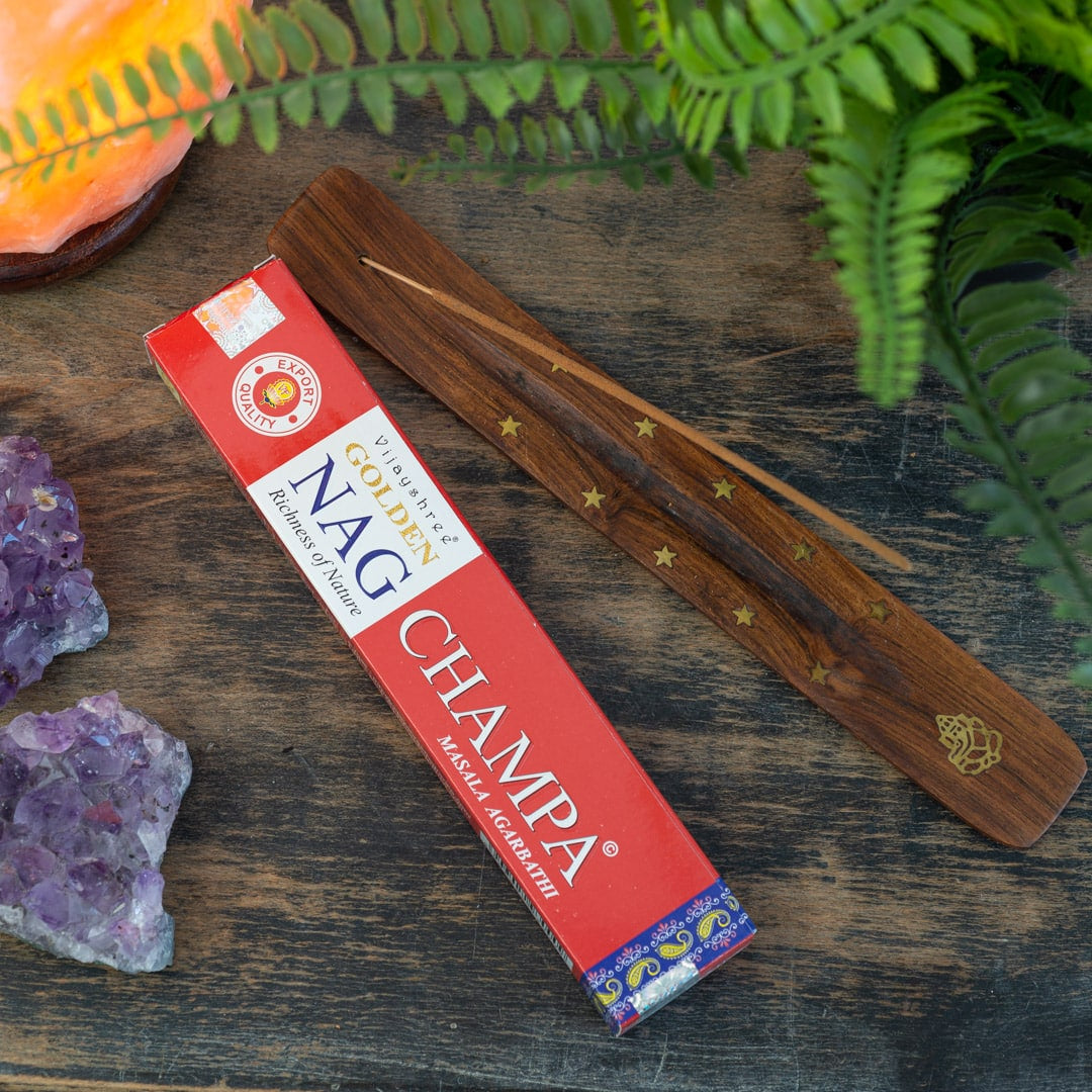 Golden Nag Champa Wierook  (1 pakje)