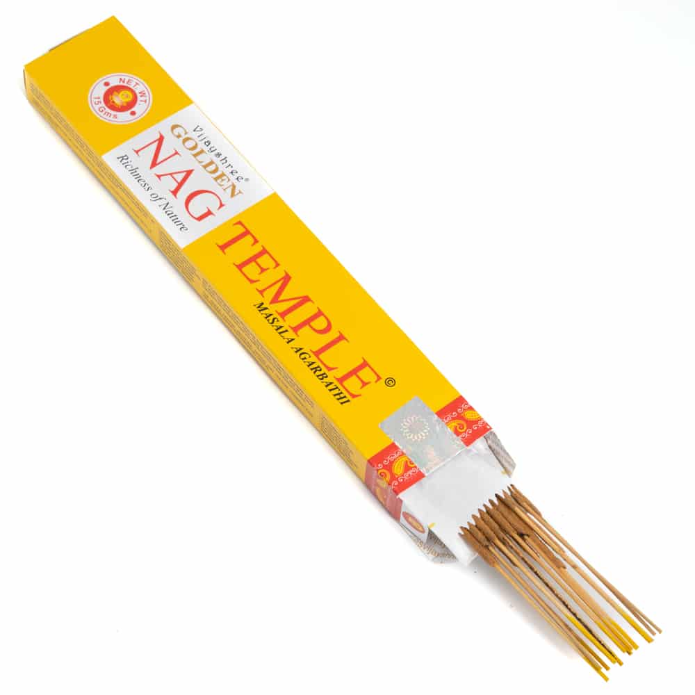 Golden Nag Tempel Wierook (1 pakje)