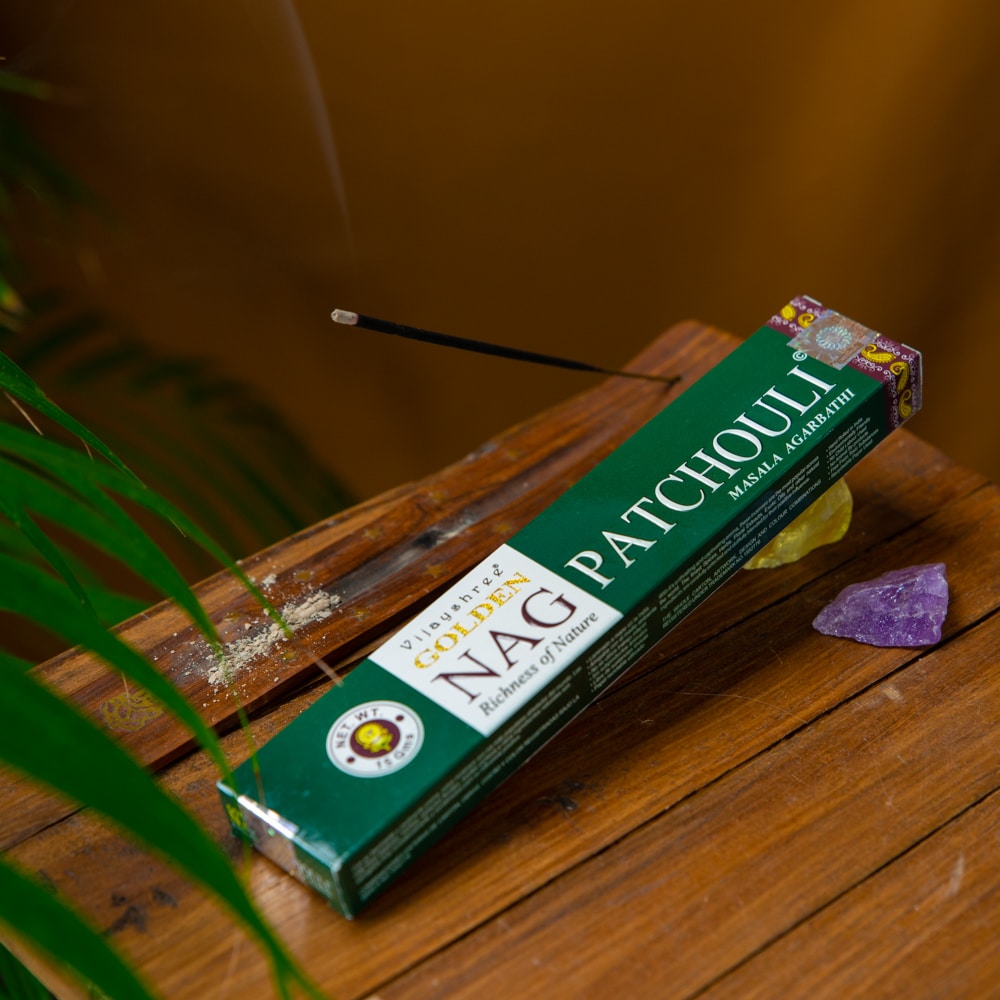 Golden Nag Patchouli Wierook (1 pakje)
