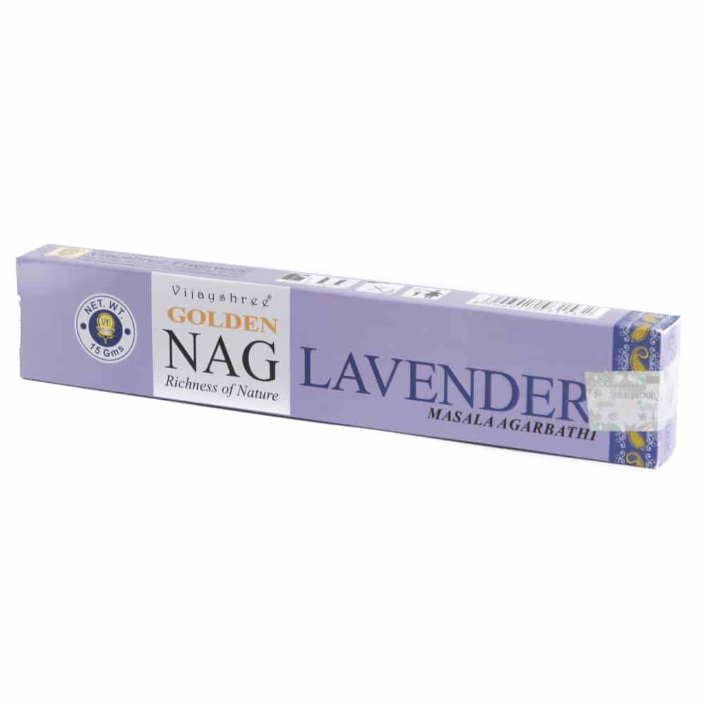 Golden Nag Lavendel Wierook (1 pakje)