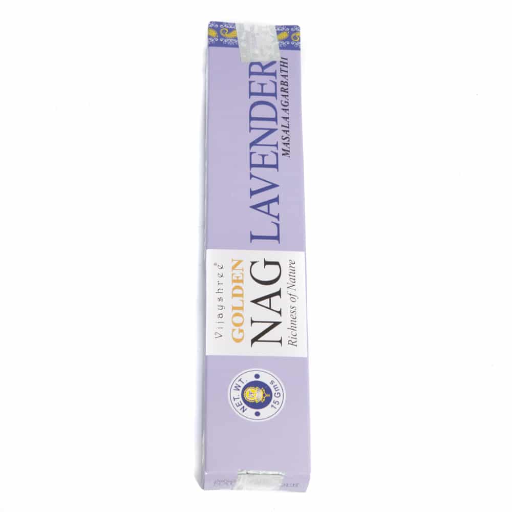 Golden Nag Lavendel Wierook (1 pakje)