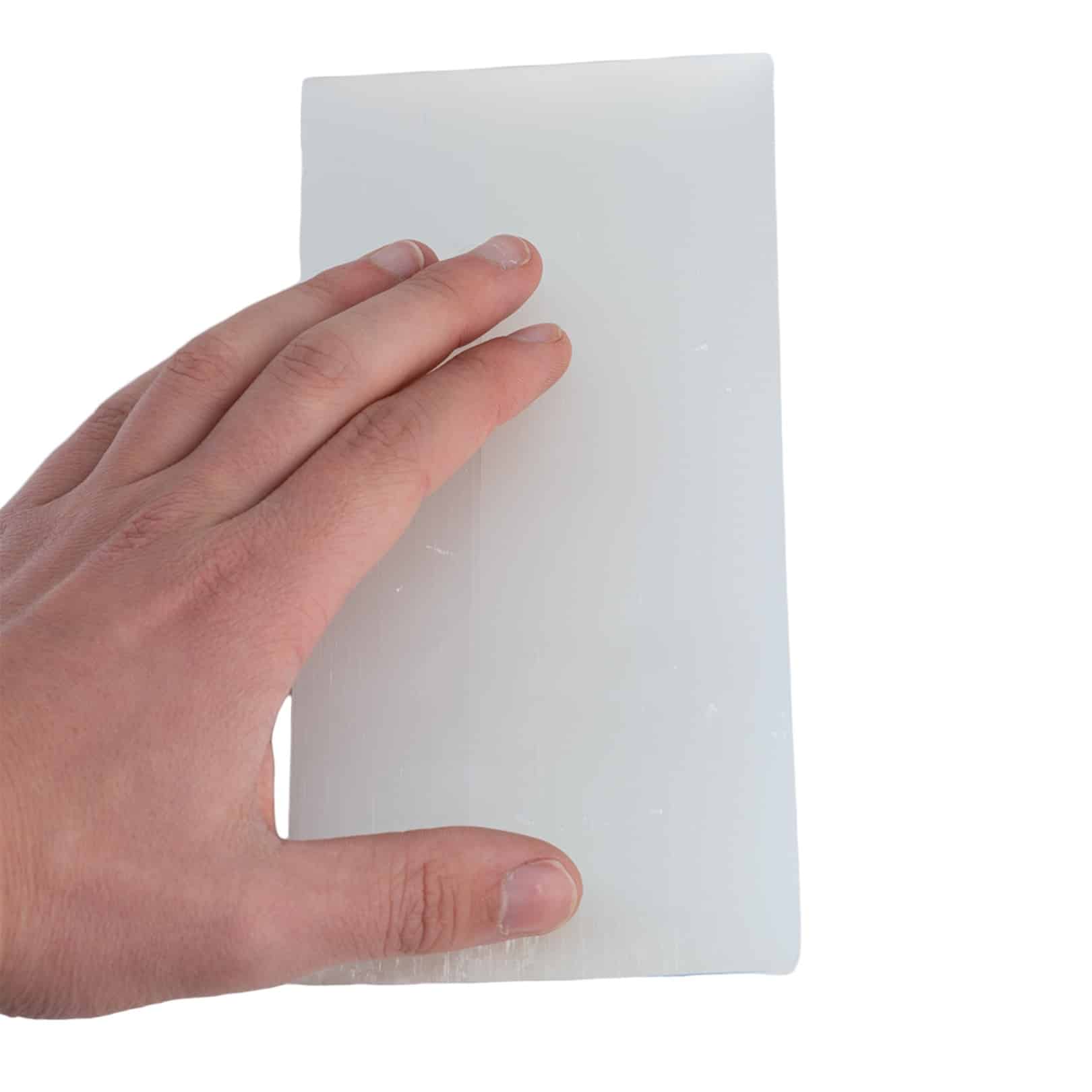 Edelsteen Seleniet Oplaadsteen Plaat 20 cm