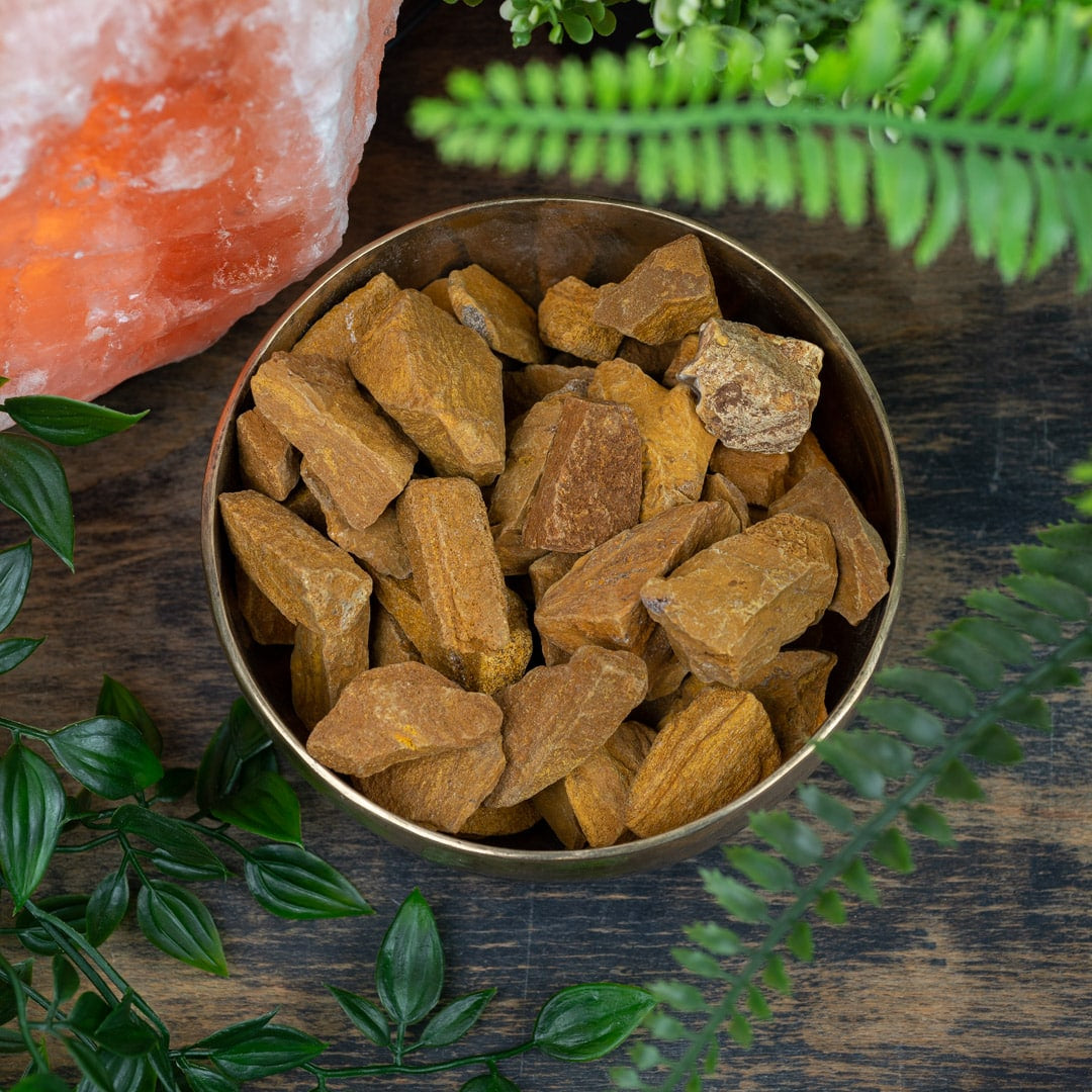 Ruwe Edelsteen Gele Jaspis – 1000 gram