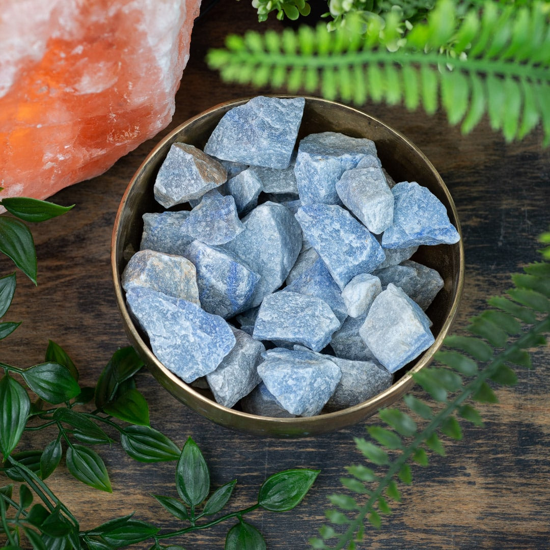 Ruwe Edelsteen Blauwe Kwarts – 1000 gram