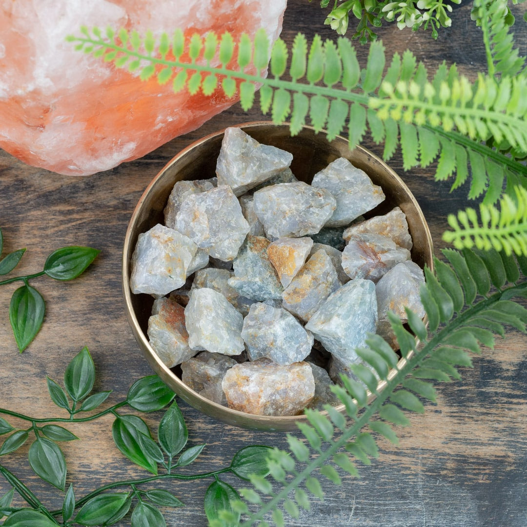 Ruwe Edelsteen Blue Sky Kwarts – 1000 gram