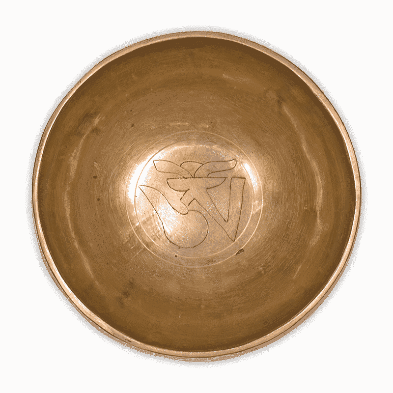 Klankschaal OHM Gravering (27,5 cm)