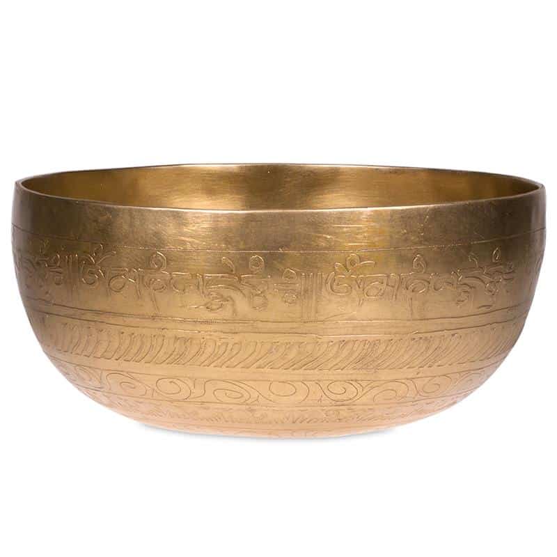 Klankschaal Tibet Gegraveerd (33 cm)
