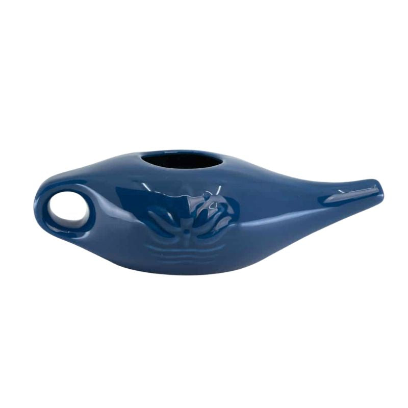 Neti Pot Ceramic – Navy Blue 250ml-Global Food Hub