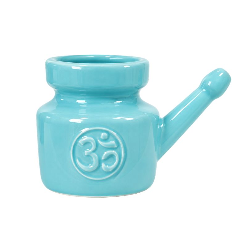 Neti Pot Ceramic – Sky Blue 300g-Global Food Hub