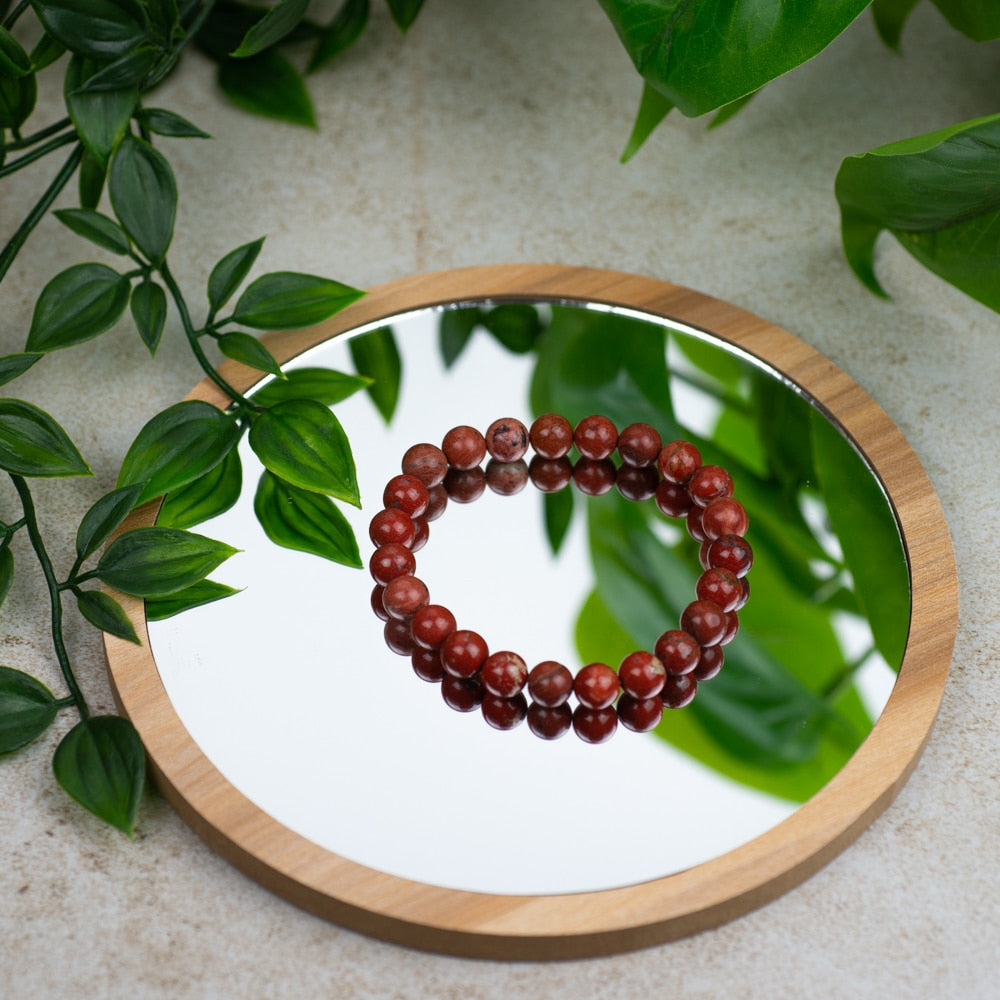 Edelsteen Armband Rode Jaspis