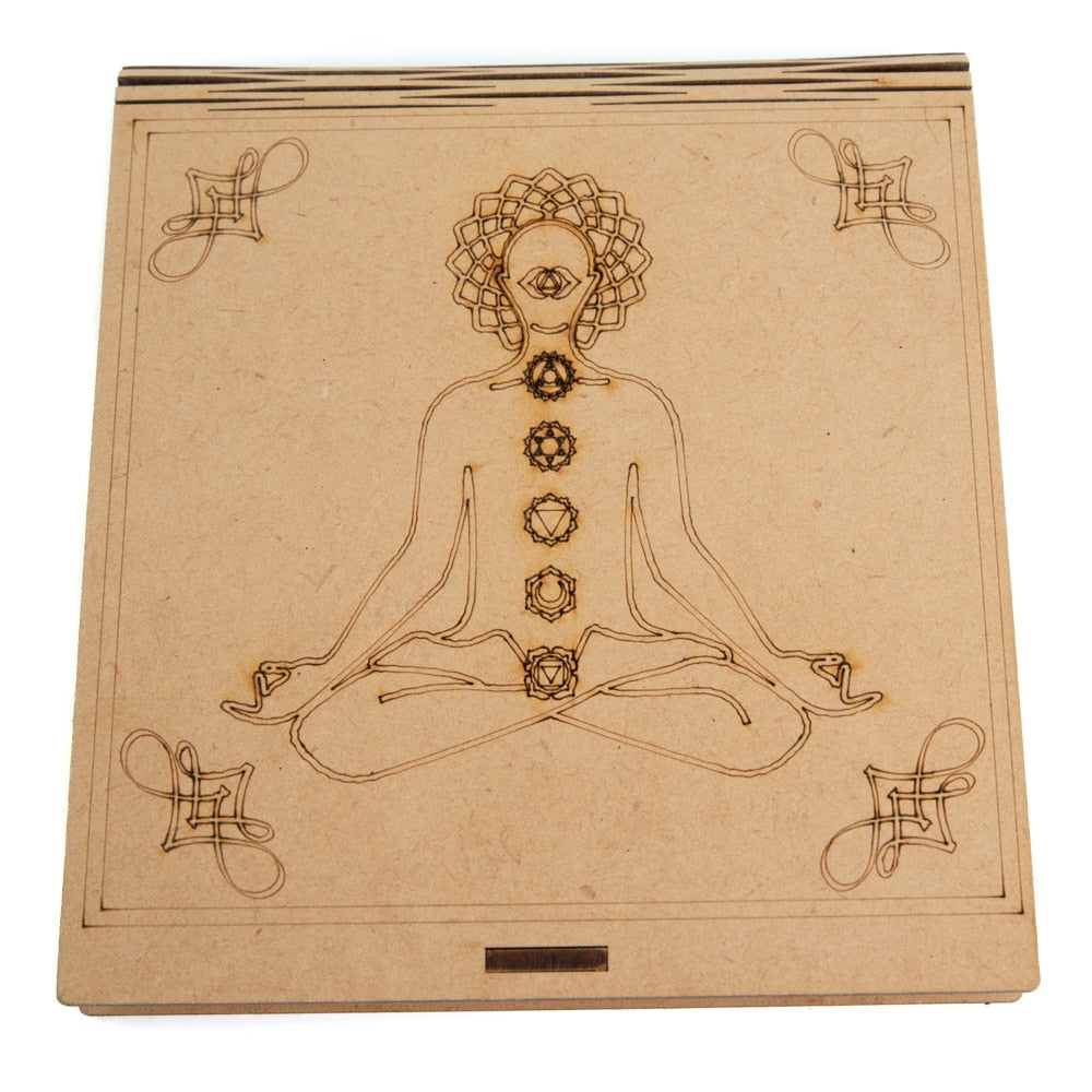 Chakra Edelstenen in Opbergdoos