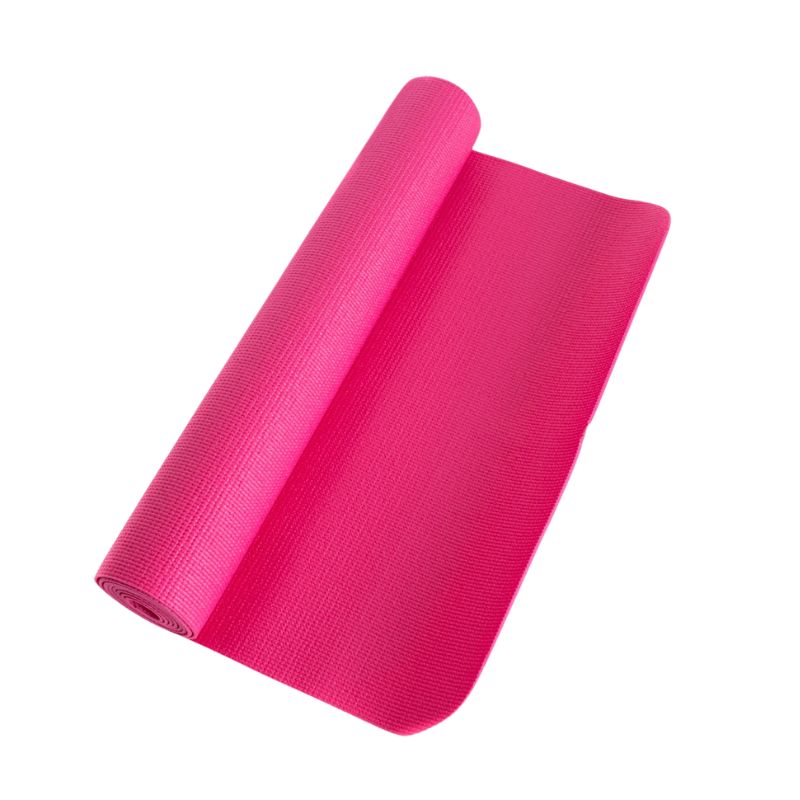 Pvc Yoga Mat Pink 183×61×0.4cm-Global Food Hub
