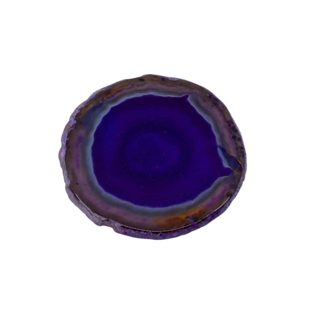 Schijf Paarse Agaat Middel (6 – 8 cm)